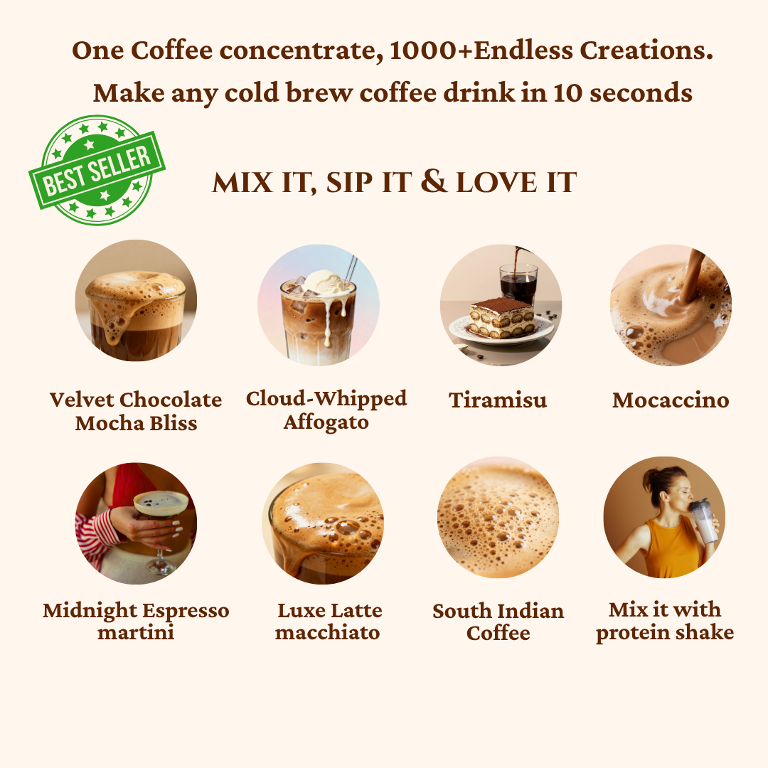 ethiopian yirgacheffe - specialty cold brew coffee concentrate